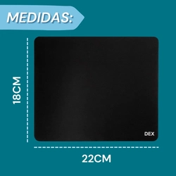 Mouse Pad Escritorio Trabalho Home Office  22x18 cm 1 mm tecido e Borracha - Dex