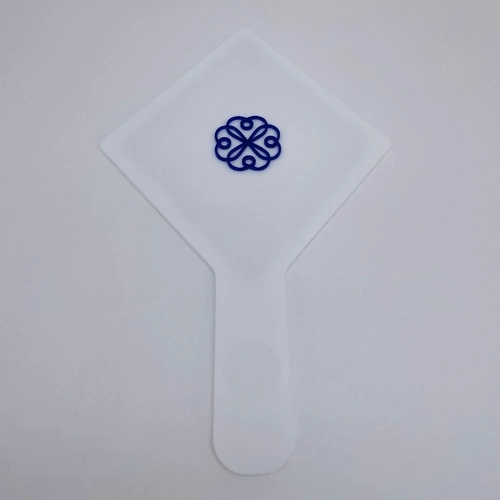 Espelho Branco M - Logo alto relevo inicial ou desenho