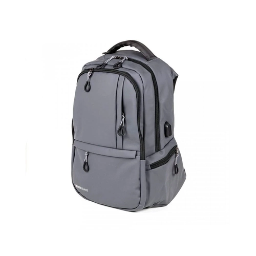 Mochila Kross Elegance Fashion Notebook 15,6" Saida Usb Cinza KE-BP