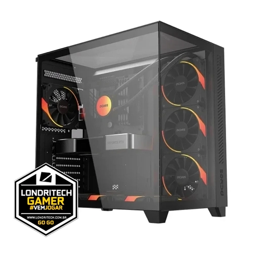 Computador Londritech Ryzen 9 9900X3D, B650, Memória 16GB, SSD 1TB Nvme, Vídeo RTX4060, Fonte 850W, Water Cooler 360MM