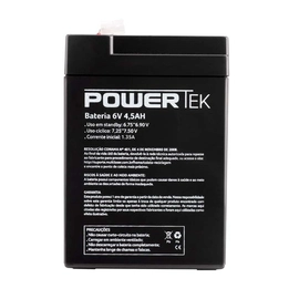 Bateria 6v 4,5a Selada En071 Powertek Multilaser