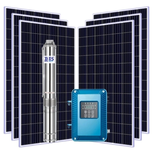 Kit Bomba Submersa Solar 1500W Até 50m ou 126.400L/dia