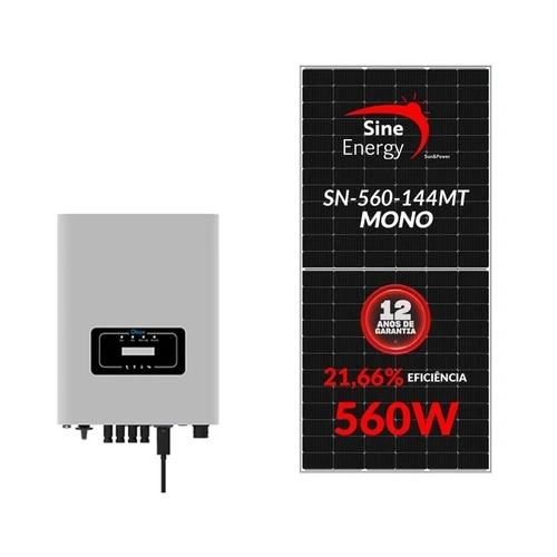 Gerador Solar Deye 16,24 Kwp Tri. 220v Fibromadeira (15k/560w)