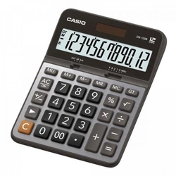 Calculadora De Mesa Casio 12 Dígitos Prata - Dx-120b
