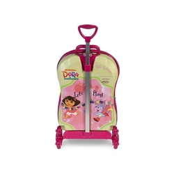 Mochila Escolar Infantil de Rodinha + Lancheira Dora Pets - Maxgard