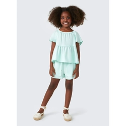 Shorts Hering Com Linho Feminino - Verde