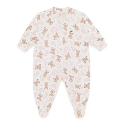 Macacão Manga Longa Estampado com Ziper Suedine Feminino – Ursa Provençal