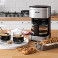 Cafeteira Elétrica Arno Preferita Inox 750ml Jarra De Vidro 220v