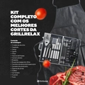 Kit Churrasco 31 Peças Aço Inox Com Maleta de Transporte Grillrelax