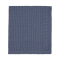 Manta Tricot Trançada Azul Jeans Masculina - Mini & Co