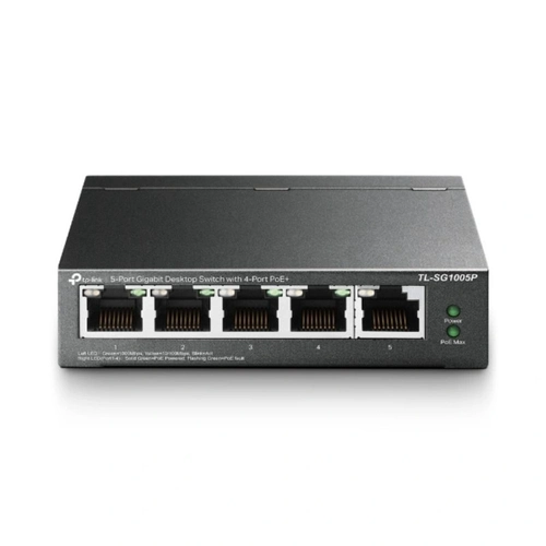Switch Tp-link 5 Portas Tl-sg1005p Poe Giga