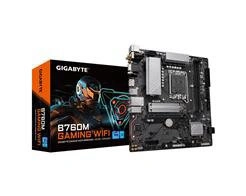 Placa Mae Gigabyte Intel (lga1700) Ddr5 Micro Atx- B760m Gaming Wifi 1.2