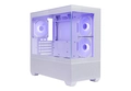 Gabinete Cooler Master Elite 490 Micro-atx Vidro Panoramico 3 Fans Argb Branco    E490-whnn-s00