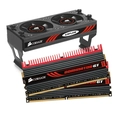 Kit de memória Corsair Dominator GT, DDR3, 4GB (2 x 2GB), Double Channel com conector DH x Pro e ventoinha Airflow II -