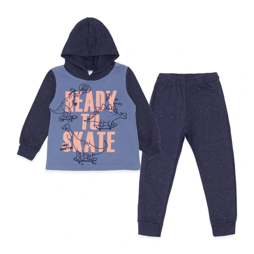 Conjunto Moletom Flanelado Blusa com Capuz Ready to Skate Taita - Masculino