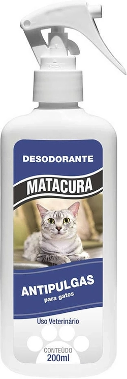 Desodorante Spray Antipulgas Matacura para Gatos