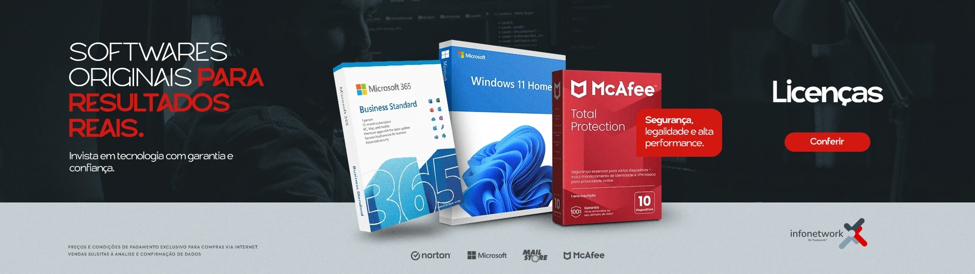 Softwares originais para resultados reais. Invista em tecnologia com garantia e confiança. Segurança