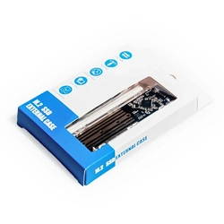 CASE SSD EXTERNO M2 NVME SATA TYPE-C USB 31 TRANSPARENTE