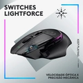 Mouse Gamer Logitech G502 X Plus, LIGHTSPEED, Sensor HERO 25K, RGB, 13 Botoes, Preto, Sem Fio - 910-006161