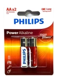 Pilha AA Philips c/2 unidades. Alcalina