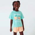 Pijama Camiseta Manga Curta e Shorts Fruitends Hering - Feminino