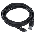 Cabo Micro USB x USB2.0 Pcyes 3 Metros Preto - PMUAP-3
