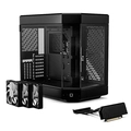 Gabinete Gamer Hyte Y60, mid Tower, 3x fans (3x120mm), Black - CS-HYTE-Y60-B