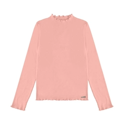 Blusinha Manga Longa Ribana Canelada Gola Nina Go - Feminina