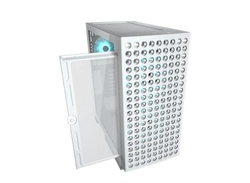 Gabinete Gamer Cougar Air Face ECO RGB, Mid Tower, Lateral de Vidro Temperado, 7 fans,  White- 385YA20.0002