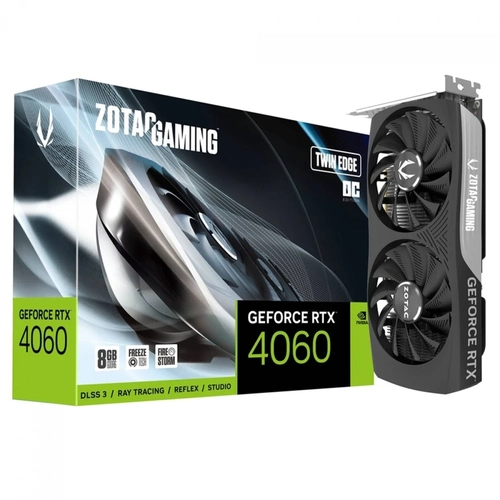 Placa de Vídeo 8GB Rtx4060 Zotac Twin Edge OC - Zt-d40600h-10m
