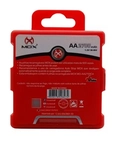 Pilha Recarregável AA Mox 2700mah (pequena ) com 4 unidades.