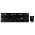 Kit Multi Teclado e Mouse Com fio Slim, 1200 DPI, Conexão USB - TC240