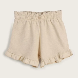 Shorts Texturizado Bege Hering - Menina