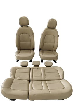 Jogo de bancos couro completo FIAT LINEA 1.9 2010 (ID:1291)