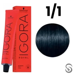 Schwarzkopf Igora Royal Coloração 1/1 Preto Azulado 60ml