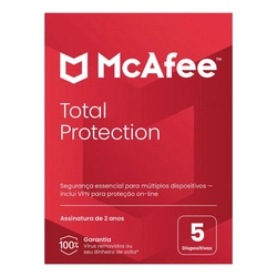 Total Protection Mcafee 5 Dispositivos 2 Anos Esd - Mtp32bnr5