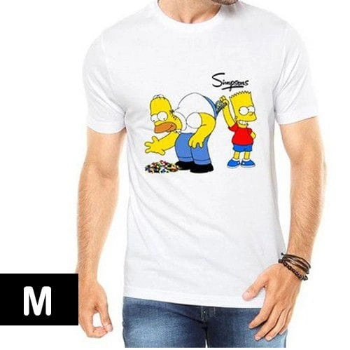 Camiseta Branca Adulto com Estampa Personalizada (EG)