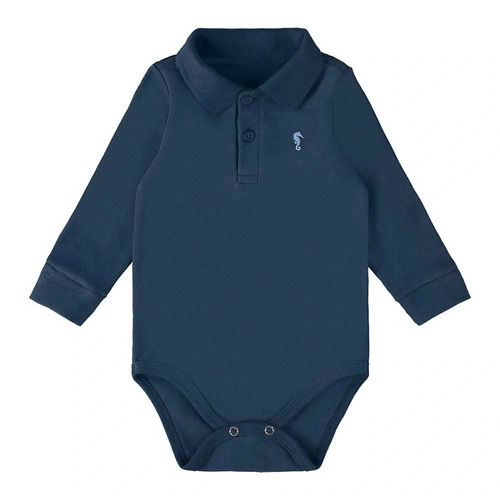 Body Polo em Suedine Onda Marinha - Masculina