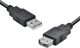 Cabo Usb a Macho x Usb a Fêmea 2.0 - 1.8m Extensor - Uamaf-18