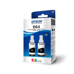 Refil De Tinta Epson 2 Garrafas Pretas - T664120-2p