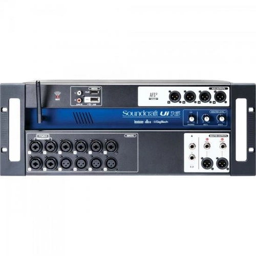 Mesa De Som Soundcraft Digital Ui16 16 Canais Preta