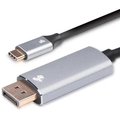 Cabo Adaptador Usb-c Para Dport Macho 4k 60hz 1.8m 5+