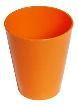Copo Fresc Vemplast 350ml Tropical Polipropileno Laranja