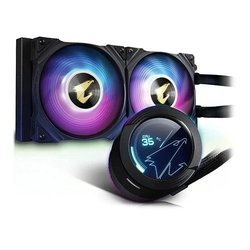 Water Cooler Gigabyte Aorus Waterforce X 240 ARGB Dislplay Lcd - GP-AORUSWATERFORCEX-240