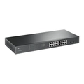 Switch Gigabit Easy Smart 10/100/1000 C/ 18 Portas (sendo 16 Poe + 2 Sfp) Tl-sg1218mpe Smb