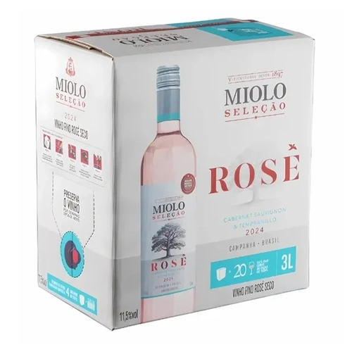 Bag in Box Miolo Seleção Rosé Cabernet Sauvignon & Tempranillo
