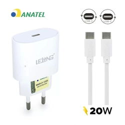 Carregador Turbo 20w Le-294cc tipo c para Tipo c - Lelong