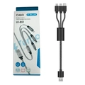 Cabo Cel/dados (3 Em 1) Iphone,type-c E V8 Ref. Le-851