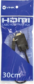 Cabo Conversor Hdmi x Vga 1080i 30cm