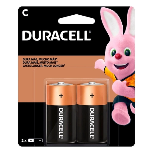 Pilha Alcalina c Mn1400 (com 2 Pilhas) Duracell